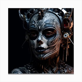 Skeleton Woman 1 Canvas Print