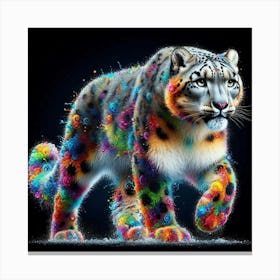 Snow Leopard 29 Canvas Print