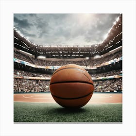 Basketball Court 5 Canvas Print