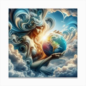 Earth Goddess Canvas Print