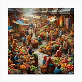 Fruit Market 1 Canvas Print