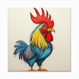 Rooster 10 Canvas Print