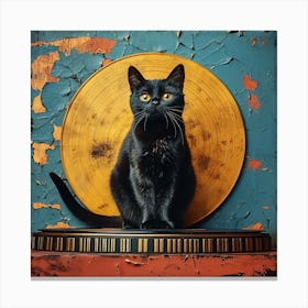 Black Cat 1 Canvas Print