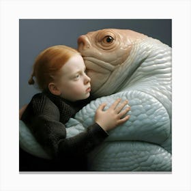 Embrace of the Fantastical Canvas Print