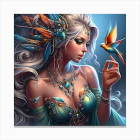 Fairy Bird Canvas Print