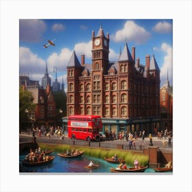 Westminster Whispers: Capital Constellations Canvas Print