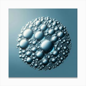 Water Bubbles Canvas Print