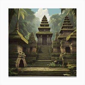 Bali Indonesia Art Print 1 Canvas Print