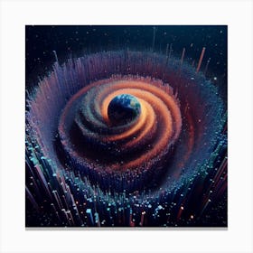 Pixelated Universe 1 Canvas Print