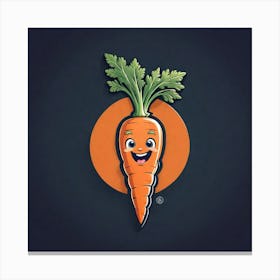 Carrot Logo 2 Canvas Print