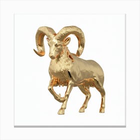 Golden Ram 2 Canvas Print