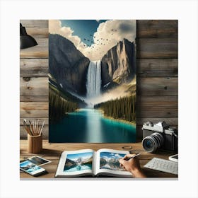 Waterfall Canvas Print Canvas Print