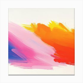 Abstract Brushstrokes 1 Canvas Print