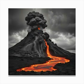 Lava Flow 3 Canvas Print