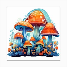 Mushroom Forest 15 Canvas Print