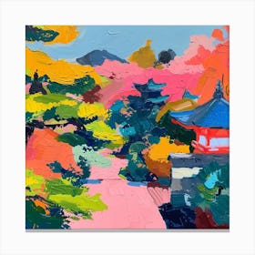 Colourful Gardens Tofuku Ji Japan 2 Canvas Print