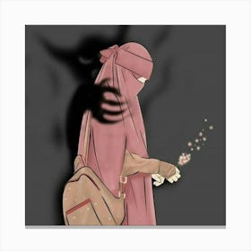 Muslim Girl Canvas Print