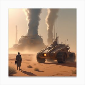 Sandstorm 6 Canvas Print