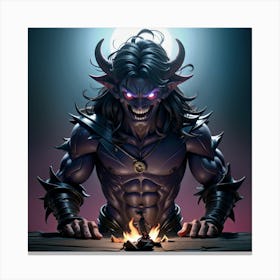 Demon Canvas Print