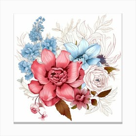 Floral Bouquet 2 Canvas Print