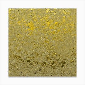 Gold Aluminum Foil Canvas Print
