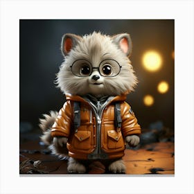 Raccoon 4 Canvas Print