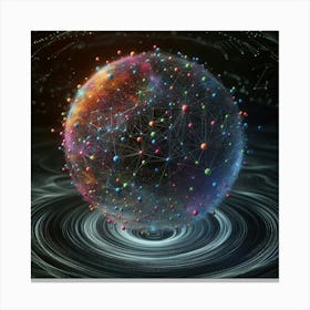 Abstract Sphere 1 Canvas Print