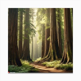 Redwood Forest Canvas Print