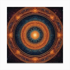 Spiral Mandala Canvas Print