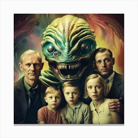 Aliens Canvas Print