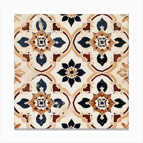 Arabic Ceiling Pattern Canvas Print