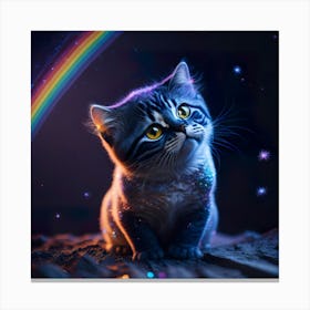 Cat Galaxy (92) 1 Canvas Print