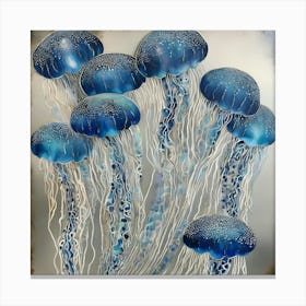 Shoal of jellyfish 7 Canvas Print
