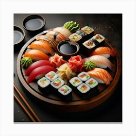 Sushi Platter Canvas Print