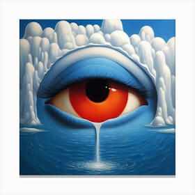 Eye Of Ice Canvas Print