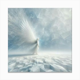 Angel In The Snow 1 Canvas Print