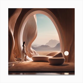 Room In The Desert Canvas Print