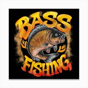 Bass Fishing Canvas Print