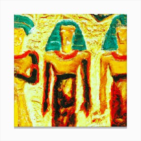 An Impressionist Oil Painting Of Babylonian Canvas Print