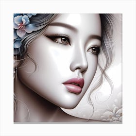 Asian Beauty Canvas Print