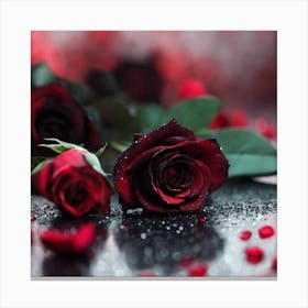 Red Roses Canvas Print