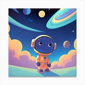 Into The Space Canvas Print