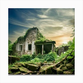 Abandoned House Canvas Print