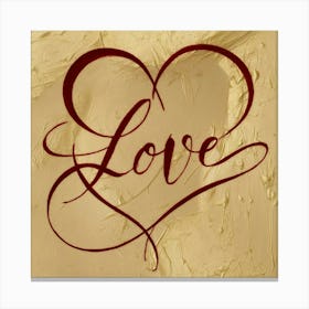 Love 3 Canvas Print