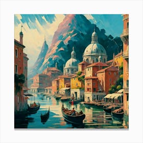 Vintage Travel Poster Art Print 2 Canvas Print