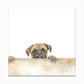 Pug Dog 3 Canvas Print