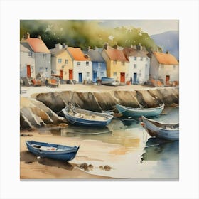 Estuary shore Canvas Print