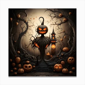 Halloween Collection By Csaba Fikker 67 Canvas Print