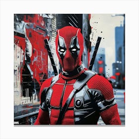 Deadpool- cool Canvas Print