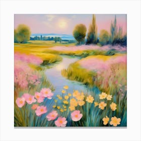 Flowering Meadow Canvas Print